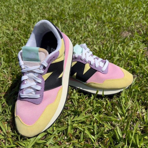 New Balance Shoes - New Balance 237 WS237PW1 Lemon Sour Grape Pastel Sneakers Women's US 8